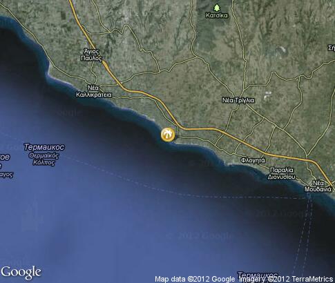 map: Halkidiki beaches