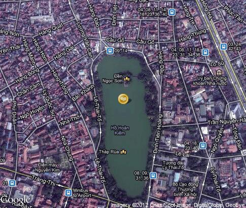 map: Hoan Kiem Lake