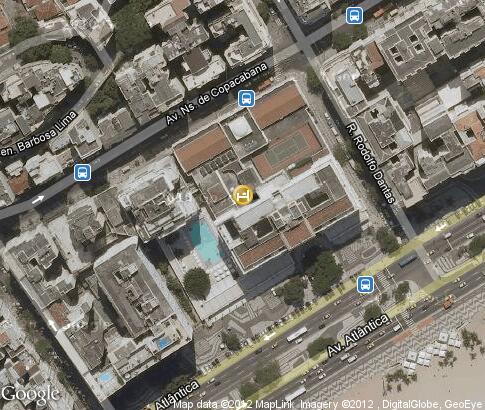 map: Hotel Copacabana Palace