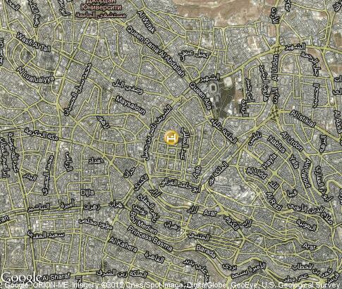 map: Hotel interiors in Amman