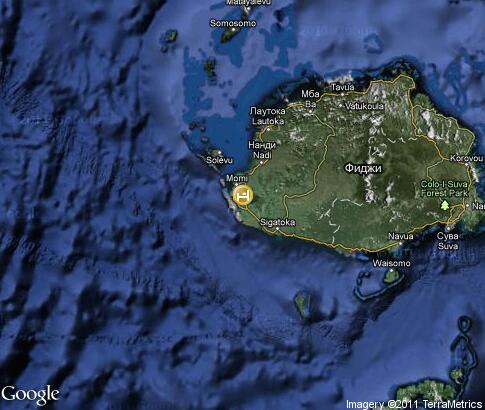 карта: Отели Фиджи