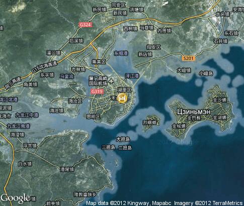 map: Hotels of Xiamen