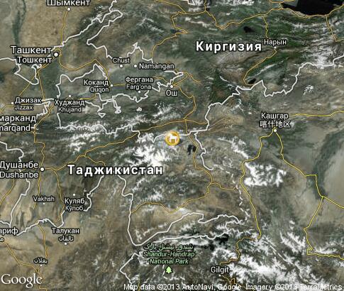 地图: Hunting in Tajikistan