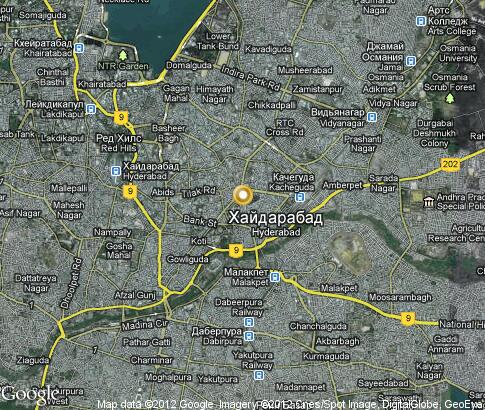 map: Hyderabad