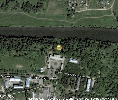 map: Ivanovskoe museum-village