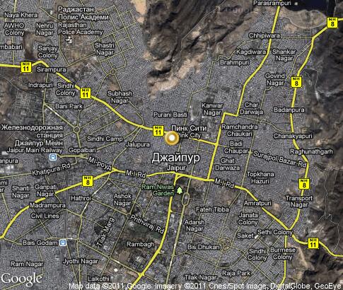 map: Jaipur