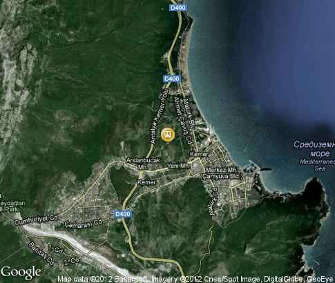 map: Jeep Tour in Kemer