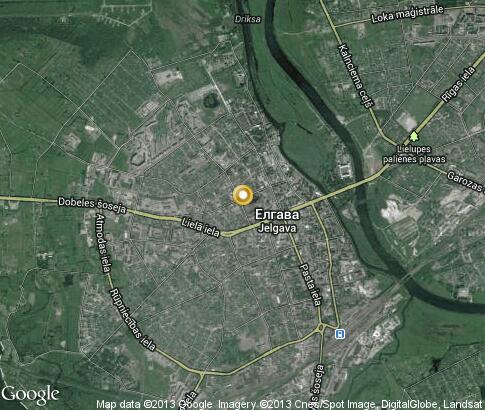 map: Jelgava