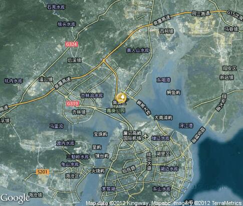 map: Jimei Turtle Garden