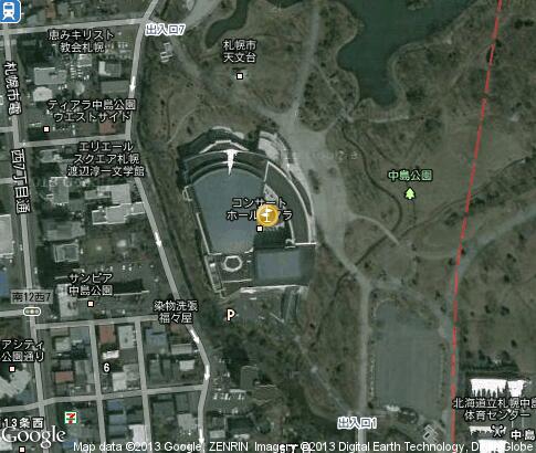 地图: Kitara Sapporo Concert Hall