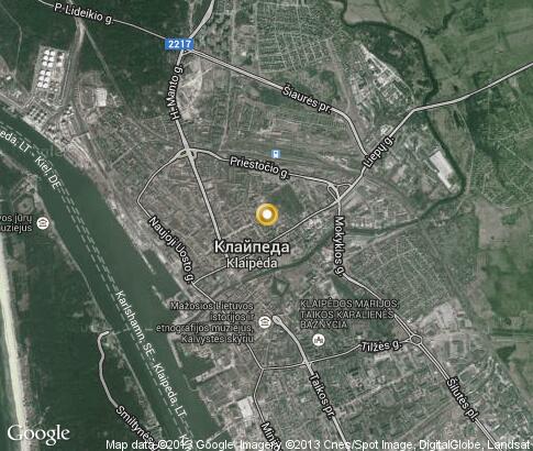 map: Klaipeda