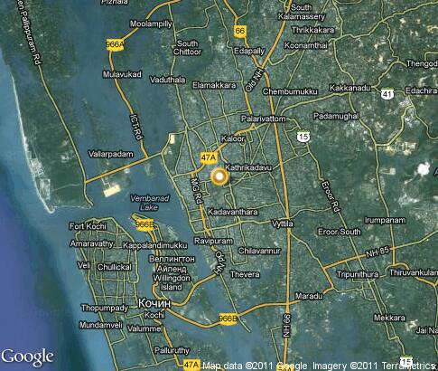 map: Kochi