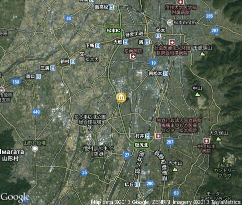 карта: Кура в Мацумото
