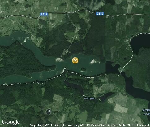 map: Lake Asveja