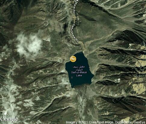 map: Lake Saiful Muluk