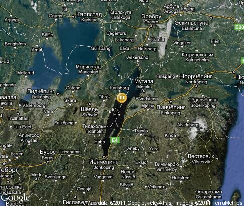 map: Lake Vattern