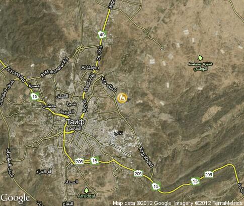 map: Landscape of Taif