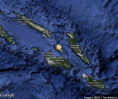 map: Landscapes of Solomon Islands