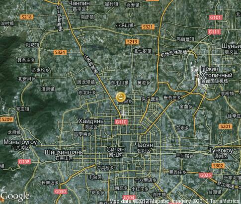 map: Leisure in Beijing