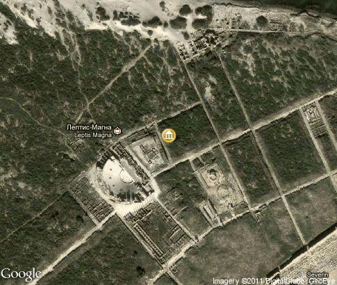 map: Leptis Magna