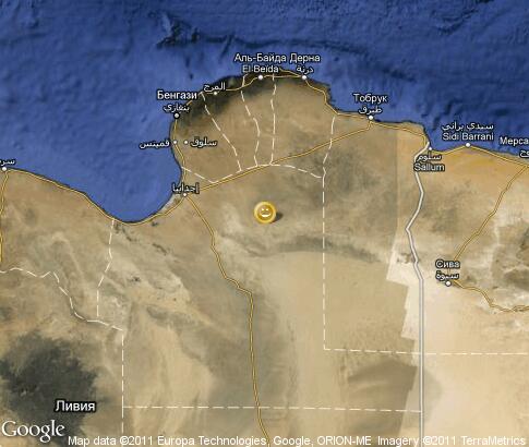 map: Libyan Arabian Horse Racing