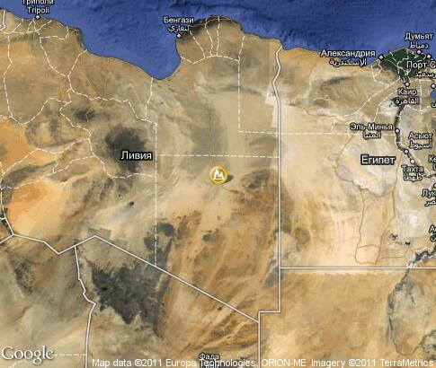 マップ: リビア砂漠