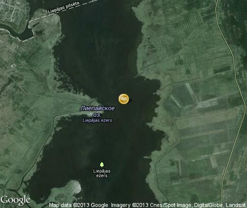 map: Liepaja lake