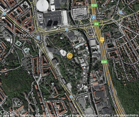 map: Liseberg, amusement park