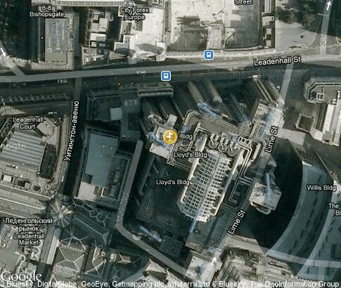 map: Lloyd's building