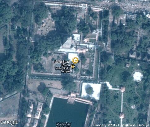 map: Mahabodhi Temple