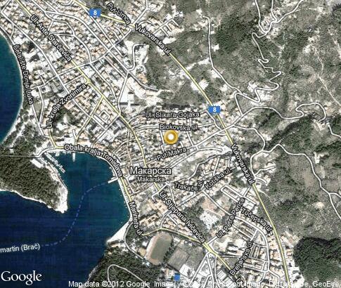 map: Makarska