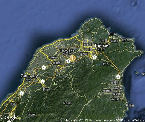 map: Making of Glass in Taiwan