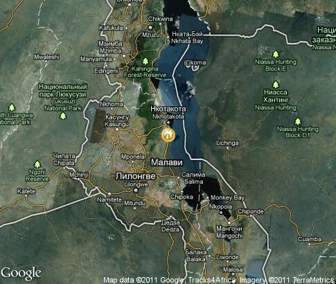 map: Malawi Resorts