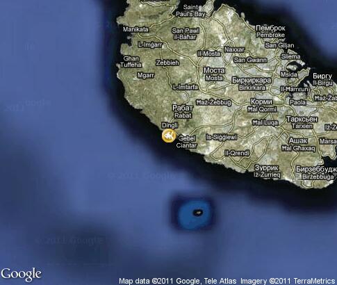 map: Malta Diving