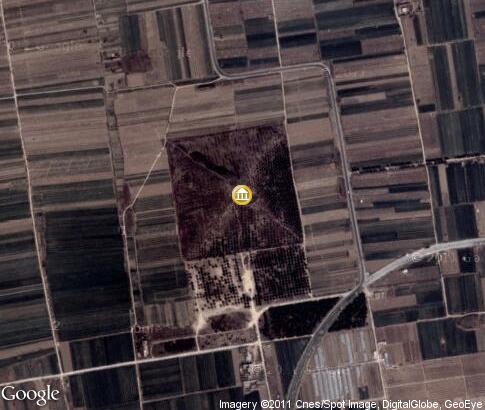 map: Maoling Mausoleum