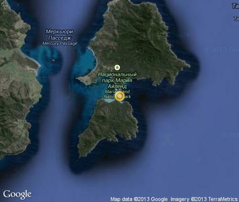 map: Maria Island