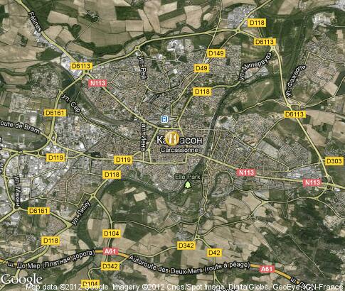 map: Market of Carcassonne