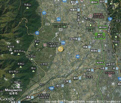 map: Matsumoto Cuisine