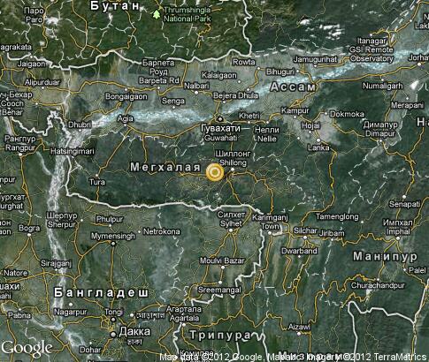 map: Meghalaya
