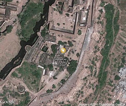 map: Mehrangarh Fort