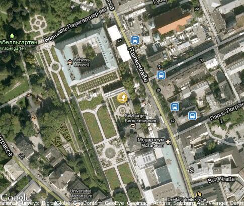 map: Mirabell gardens