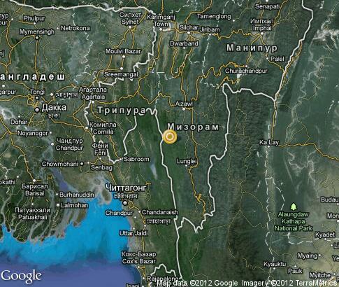 map: Mizoram