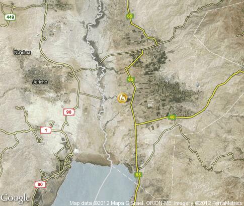 map: Moab plain