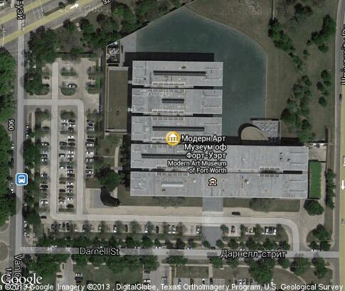 map: Modern Art Museum of Fort Worth