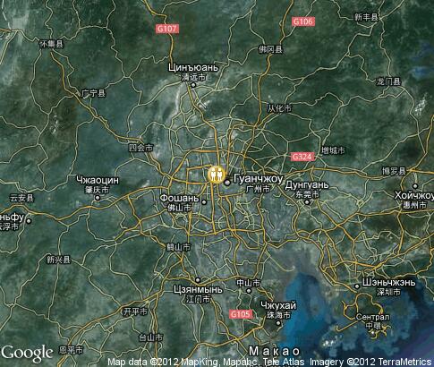 карта: Современный Гуанчжоу