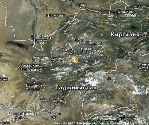 Карта куляб таджикистан со спутника