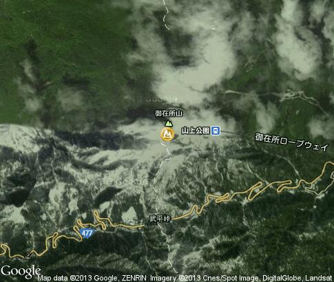 map: Mount Gozaisho