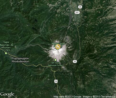 map: Mount Hood