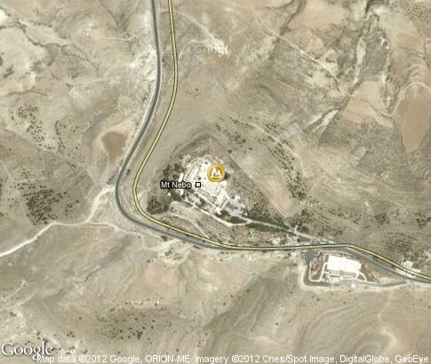 map: Mount Nebo