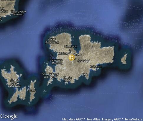 map: Mykonos